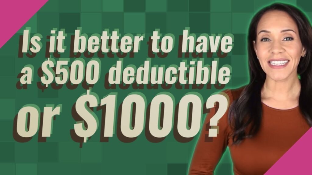 Is it better to have a 500 deductible or 250